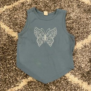 butterfly corset top
